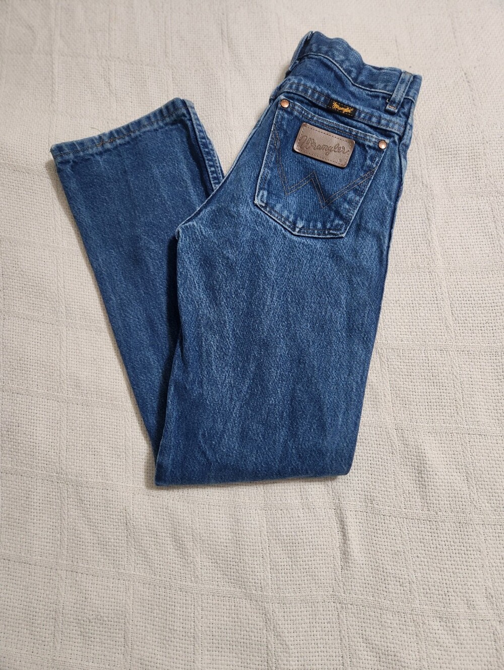 Wrangler Western Jeans Boys Size 14 Slim Adjustable Waist